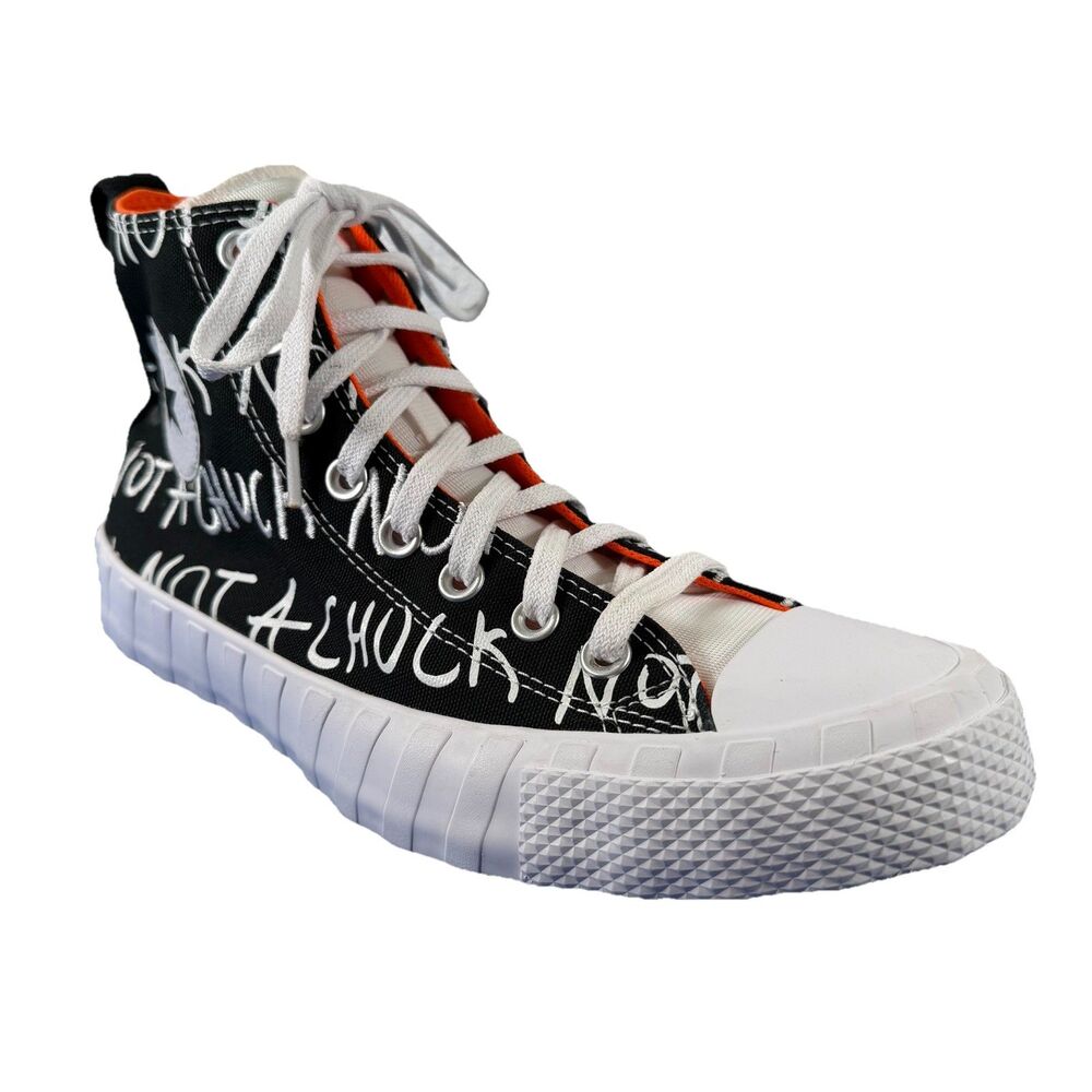 Converse UNT1TL3D Hi Not A Chuck Men’s Size 8.5 High-Top Sneakers Shoes Black
